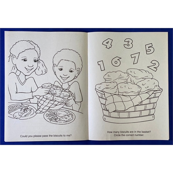 Coloring Book: Let's Go Eat Out coloring book.... from ASI 45815 Coloring Book Solutions / Coloring Book Solutions™