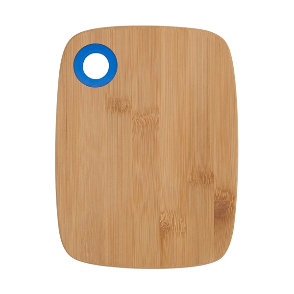 8" x 6" x 3/8" small bamboo cutting board with silicone... from ASI 52840 Evans Manufacturing