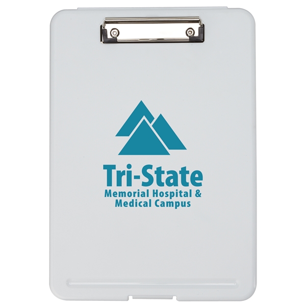 13 3/8" x 9 3/8" x 1" plastic clipboard with closing... from ASI 52840 Evans Manufacturing