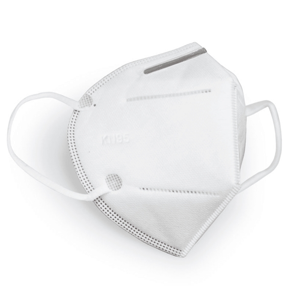 White KN95 non-woven and meltblown fabric disposable face masks.  Available... from ASI 37218 Athena Promo (tm)