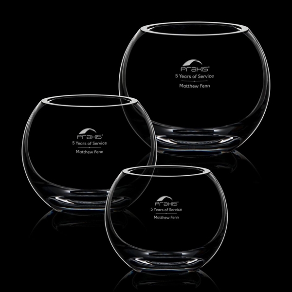 Pristine glass bowls available in 3 sizes.... from ASI 84592 St Regis Group