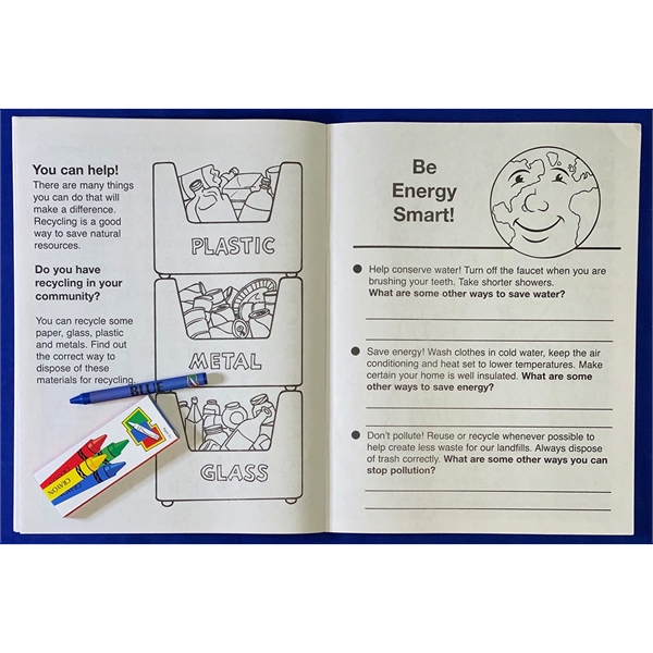 COLORING SET: I Love My World coloring and activity book fun... from ASI 45815 Coloring Book Solutions / Coloring Book Solutions™