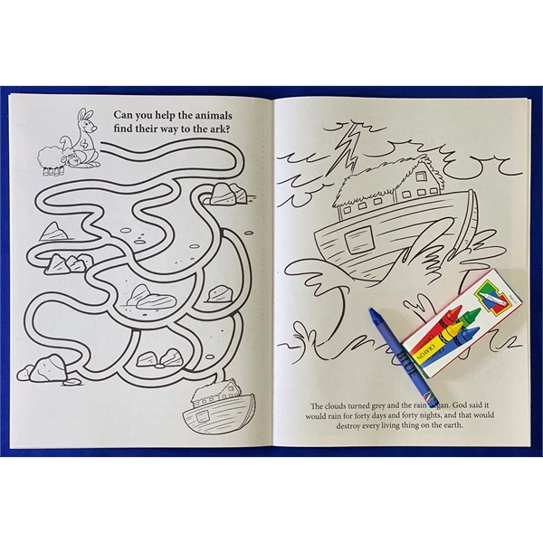 Noah's Ark educational coloring and activity book fun pack.... from ASI 45815 Coloring Book Solutions / Coloring Book Solutions™