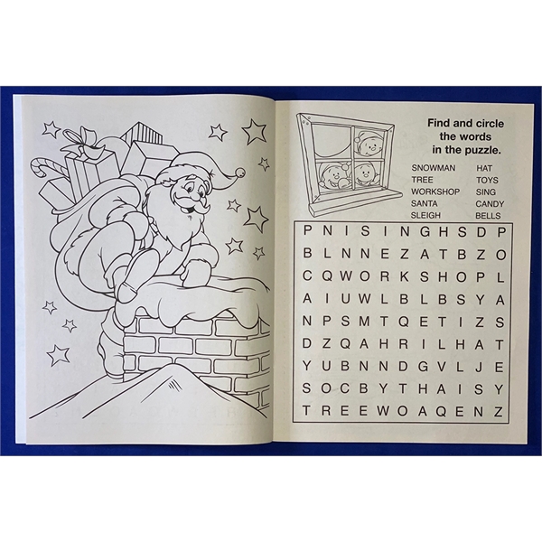 Season's Greeting holiday coloring and activity book.... from ASI 45815 Coloring Book Solutions / Coloring Book Solutions™