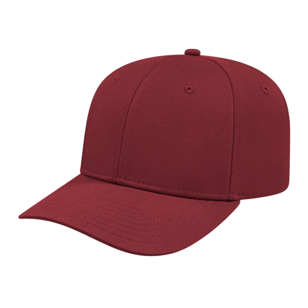 Mid profile structured cotton and polyester cap with adjustable snapback closure.... from ASI 43792 Cap America Inc