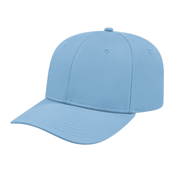 Mid profile structured cotton and polyester cap with adjustable snapback closure.... from ASI 43792 Cap America Inc