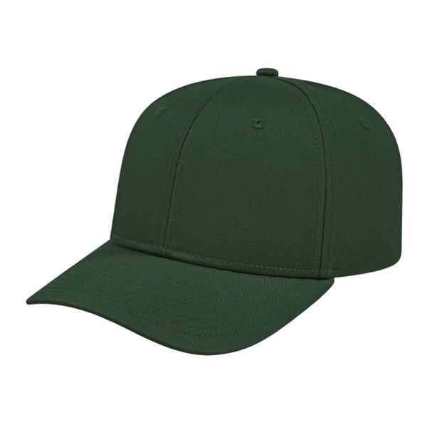 Mid profile structured cotton and polyester cap with adjustable snapback closure.... from ASI 43792 Cap America Inc