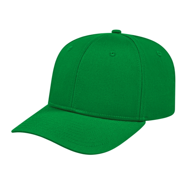 Mid profile structured cotton and polyester cap with adjustable snapback closure.... from ASI 43792 Cap America Inc