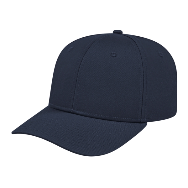 Mid profile structured cotton and polyester cap with adjustable snapback closure.... from ASI 43792 Cap America Inc