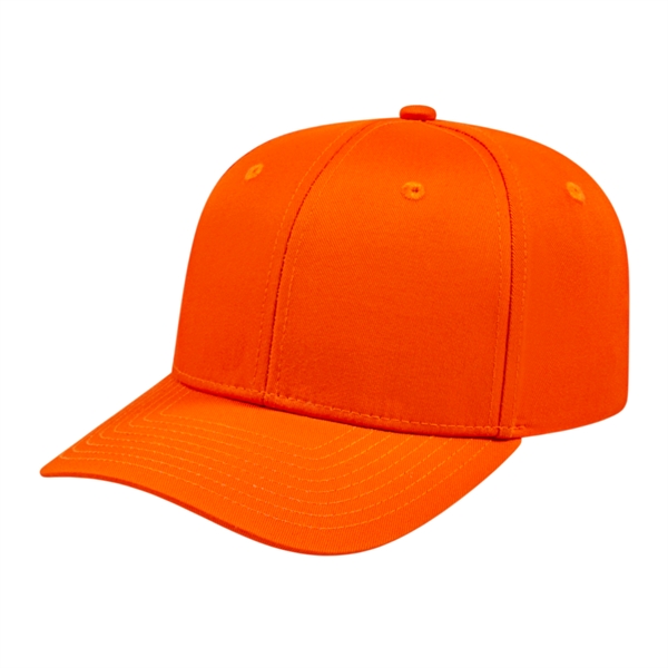 Mid profile structured cotton and polyester cap with adjustable snapback closure.... from ASI 43792 Cap America Inc