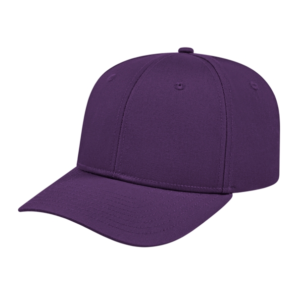 Mid profile structured cotton and polyester cap with adjustable snapback closure.... from ASI 43792 Cap America Inc