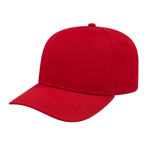 Mid profile structured cotton and polyester cap with adjustable snapback closure.... from ASI 43792 Cap America Inc