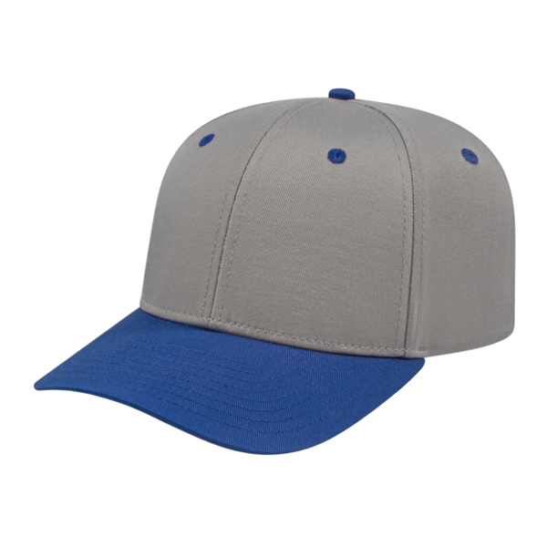 Mid profile structured cotton and polyester cap with adjustable snapback closure.... from ASI 43792 Cap America Inc