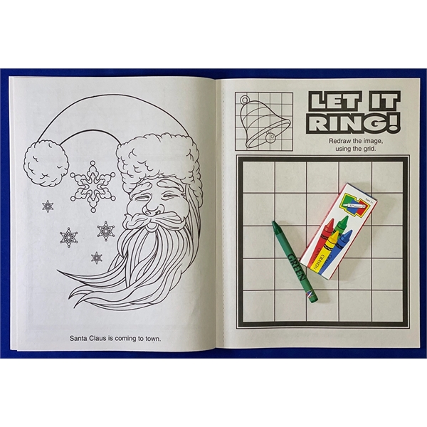 Coloring set: merry christmas coloring book fun pack.... from ASI 45815 Coloring Book Solutions / Coloring Book Solutions™