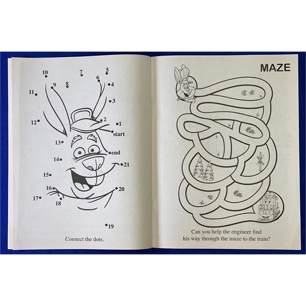 Railroad Safety educational coloring and activity book.... from ASI 45815 Coloring Book Solutions / Coloring Book Solutions™