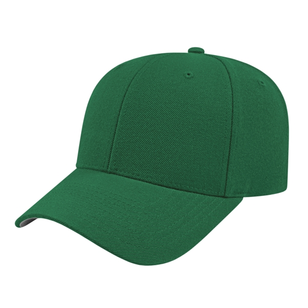 Acrylic wool structured cap with pre-curved visor and adjustable snapback closure.... from ASI 43792 Cap America Inc