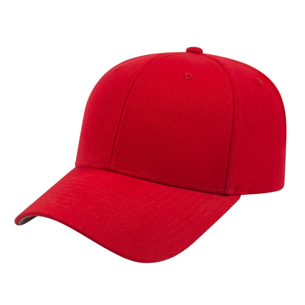 Acrylic wool structured cap with pre-curved visor and adjustable snapback closure.... from ASI 43792 Cap America Inc