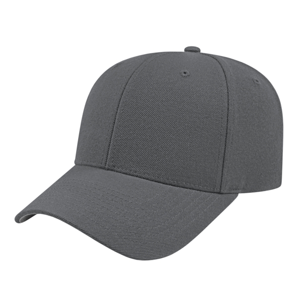 Acrylic wool structured cap with pre-curved visor and adjustable snapback closure.... from ASI 43792 Cap America Inc