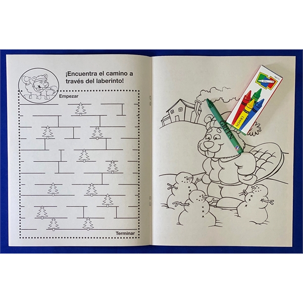 Holiday Fun Spanish coloring and activity book fun pack.... from ASI 45815 Coloring Book Solutions / Coloring Book Solutions™