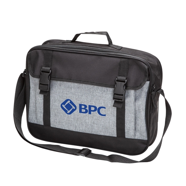 600D polyester messenger bag perfect for on the go work meetings,... from ASI 84592 St Regis Group