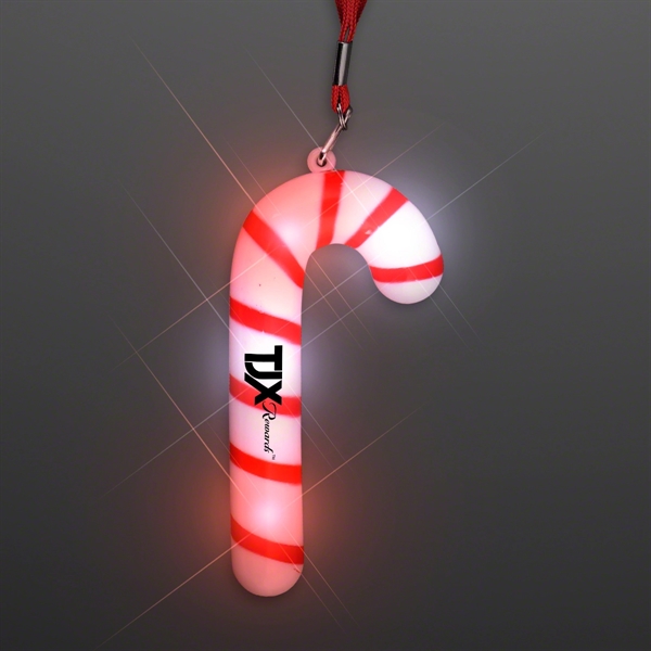 Blank or imprinted. Light Up Candy Cane Necklace... from ASI 34194 ALightPromos