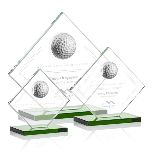 Contemporary Golf award includes a 3D Crystal Golf Ball mounted on... from ASI 84592 St Regis Group / St Regis