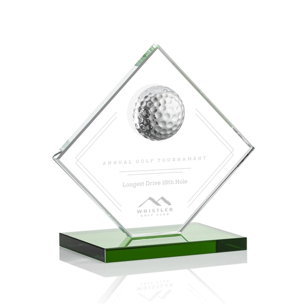 Contemporary Golf award includes a 3D Crystal Golf Ball mounted on... from ASI 84592 St Regis Group / St Regis