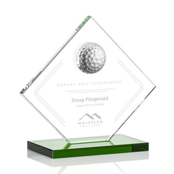 Contemporary Golf award includes a 3D Crystal Golf Ball mounted on... from ASI 84592 St Regis Group / St Regis