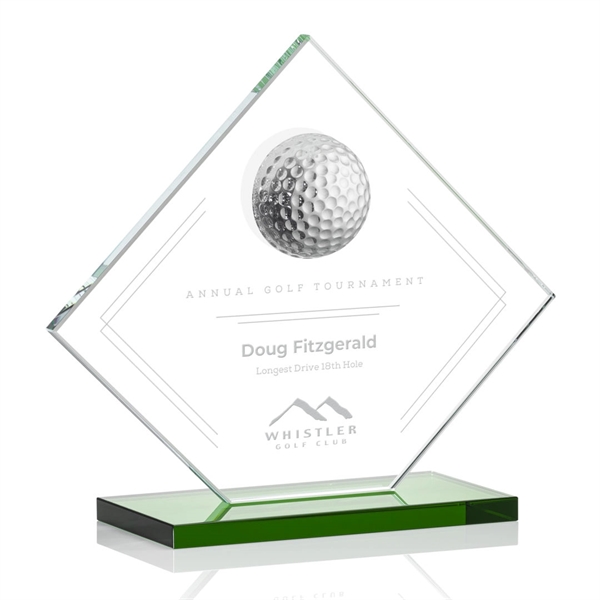 Contemporary Golf award includes a 3D Crystal Golf Ball mounted on... from ASI 84592 St Regis Group / St Regis