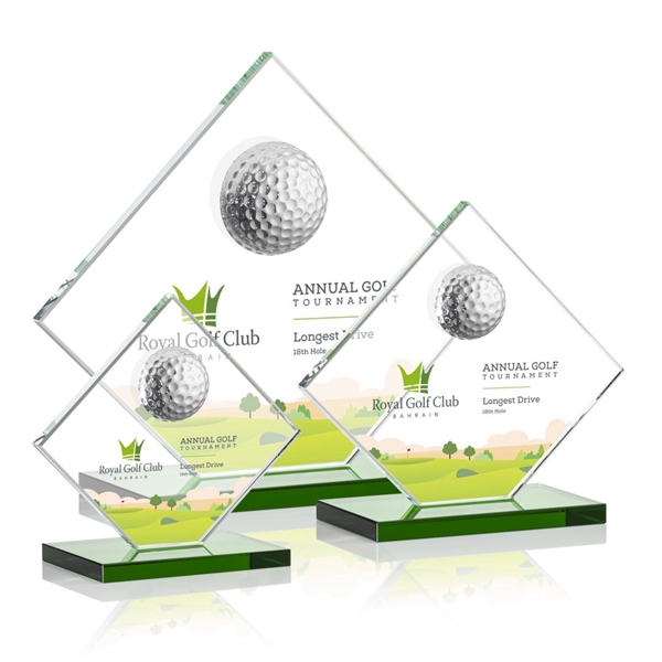 Contemporary Golf award includes a 3D Crystal Golf Ball mounted on... from ASI 84592 St Regis Group / St Regis