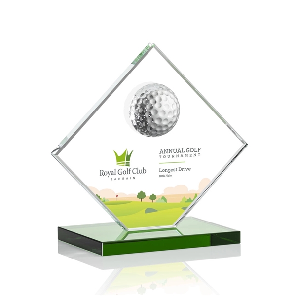 Contemporary Golf award includes a 3D Crystal Golf Ball mounted on... from ASI 84592 St Regis Group / St Regis
