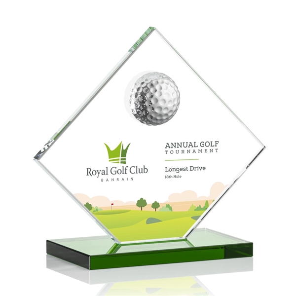 Contemporary Golf award includes a 3D Crystal Golf Ball mounted on... from ASI 84592 St Regis Group / St Regis