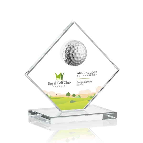 Contemporary Golf award includes a 3D Crystal Golf Ball mounted on... from ASI 84592 St Regis Group / St Regis