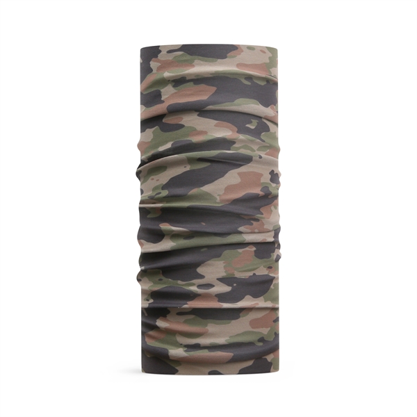 9.84" x 19.69" cylindrical polyester  reusable face bandana neck gaiter.... from ASI 37218 Athena Promo (tm)