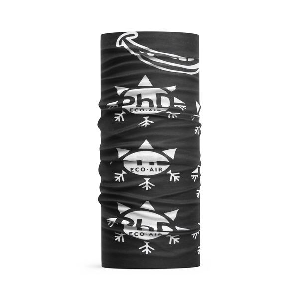 9.84" x 19.69" cylindrical polyester  reusable face bandana neck gaiter.... from ASI 37218 Athena Promo (tm)