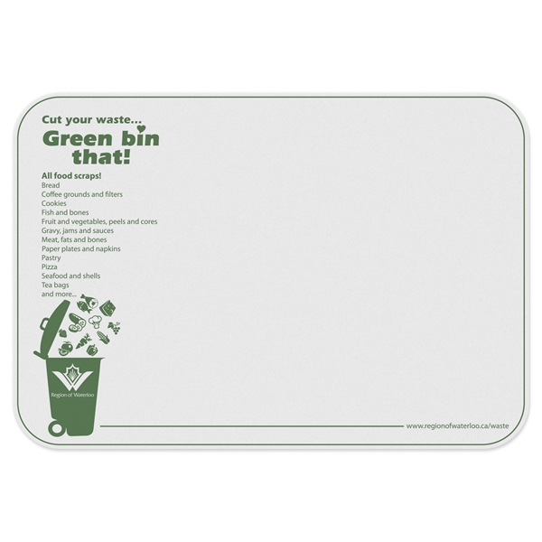 Flexible Cutting Board made from FDA Approved Clear Plastic. Sub-surface spot... from ASI 87400 ArtechPro