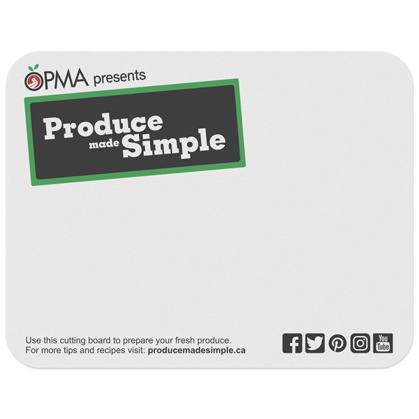 Flexible Cutting Board made from FDA Approved Clear Plastic. Sub-surface full... from ASI 87400 ArtechPro