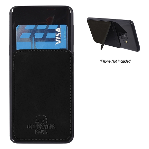 Phone wallet with space for cards and cash and a kickstand... from ASI 61125 Hit Promotional Products / Hit®
