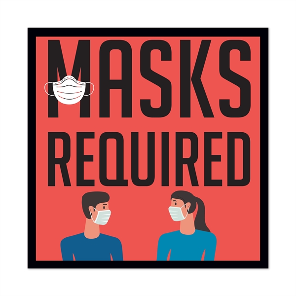 Social distancing wall and floor decals in 8, 10 and 12"... from ASI 90807 Tekweld