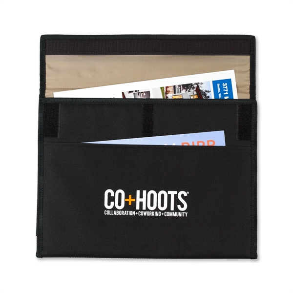 Classic document holder with hook and loop flap closure, exterior slash... from ASI 56070 Gemline / Gemline®