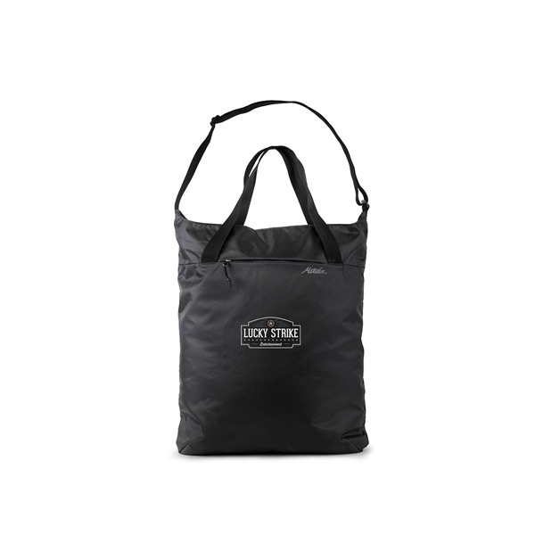 12.75" x 15" x 5" packable tote bag made of abrasion-resistant... from ASI 61005 Hirsch Gift Inc