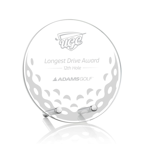 The Hillboro Starfire Crystal Golf Award features double chrome pins that... from ASI 84592 St Regis Group / St Regis
