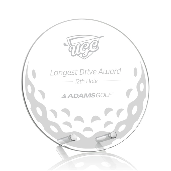 The Hillboro Starfire Crystal Golf Award features double chrome pins that... from ASI 84592 St Regis Group / St Regis