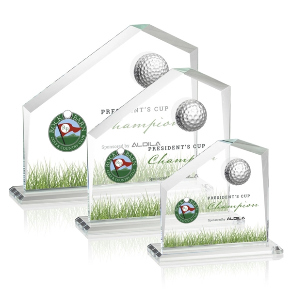 Beautiful style golf award with a 3D crystal golf ball. Let... from ASI 84592 St Regis Group / St Regis