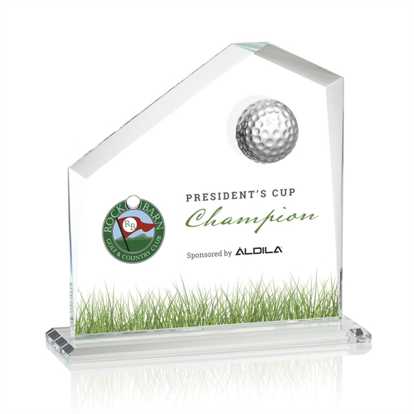 Beautiful style golf award with a 3D crystal golf ball. Let... from ASI 84592 St Regis Group / St Regis