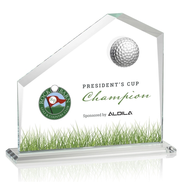 Beautiful style golf award with a 3D crystal golf ball. Let... from ASI 84592 St Regis Group / St Regis
