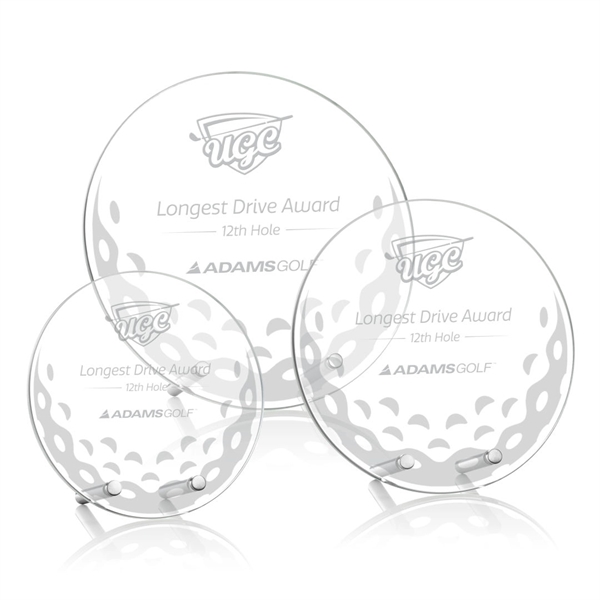 The Hillboro Starfire Crystal Golf Award features double chrome pins that... from ASI 84592 St Regis Group / St Regis
