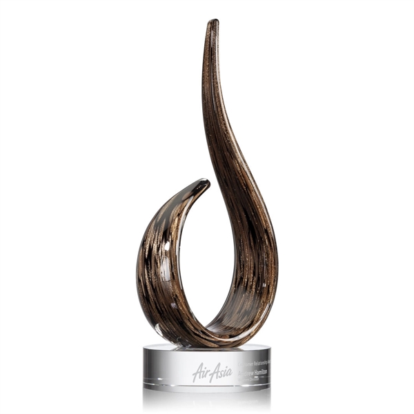 An extravagant swoop of black glass and metallic gold reflect your... from ASI 84592 St Regis Group / St Regis