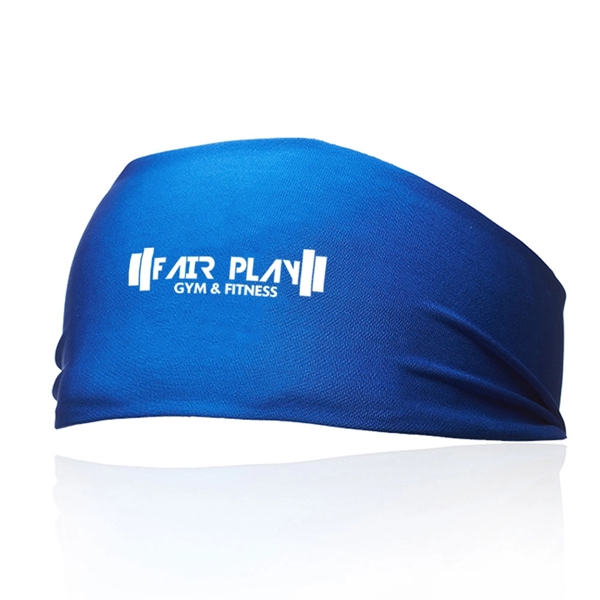 Athletic sports headband made of stretchable lycra material.... from ASI 39552 BEL Promo