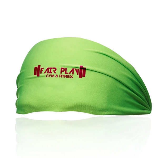 Athletic sports headband made of stretchable lycra material.... from ASI 39552 BEL Promo